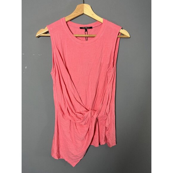 NWT KOBI HALPERIN Womens S Sleeveless Emilee Top in Pink Tulip - Picture 1 of 7
